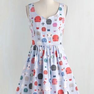 NWT ModCloth Air of Adorable Hot Air Balloon dress
